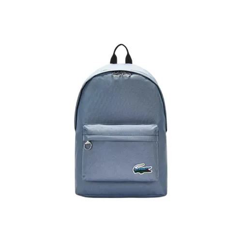 Рюкзак LACOSTE Collaboration из полиэстера унисекс серый синий