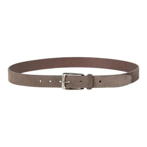 BRUNELLO CUCINELLI Телячья кожа Кожаные ремни Мужской Умбра