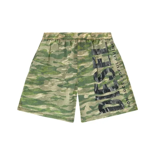 DIESEL Army Green Мужские Повседневные Шорты