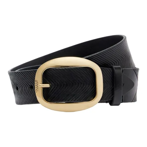 ISABEL MARANT Ремни из коровьей кожи Женские Черные 3,5CM