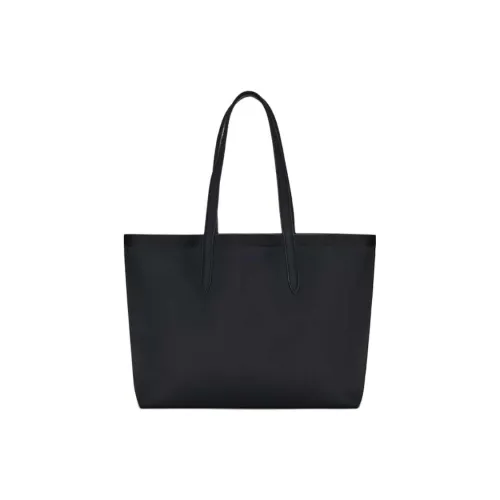 LACOSTE DUAL двусторонняя сумка Tote сумка для покупок сумка через плечо большая женская черная темно-фиолетовая красная