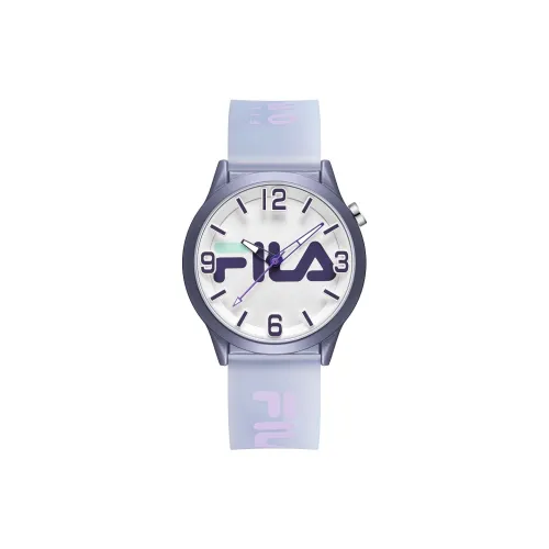 FILA Наручные часы Кварцевый механизм Силиконовый ремешок Фиолетовый циферблат Женские часы