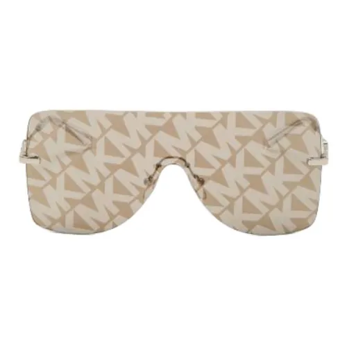 MICHAEL KORS Нерегулярная форма Солнцезащитные очки Унисекс Серебряный