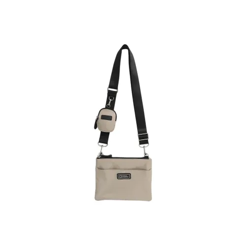 NATIONAL GEOGRAPHIC Полиамид Сумка через плечо Стандартная Мужская Светло-Коричневая