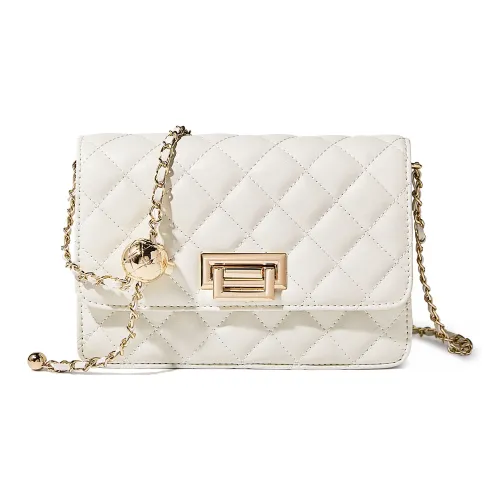 FOXER Синтетическая кожа коровья спилок сумка через плечо женская белая