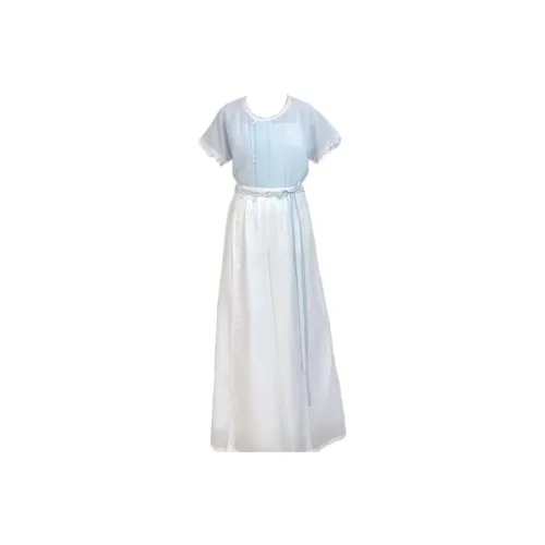 Cloud Hidden Moon Embroidery Ханьфу Женские