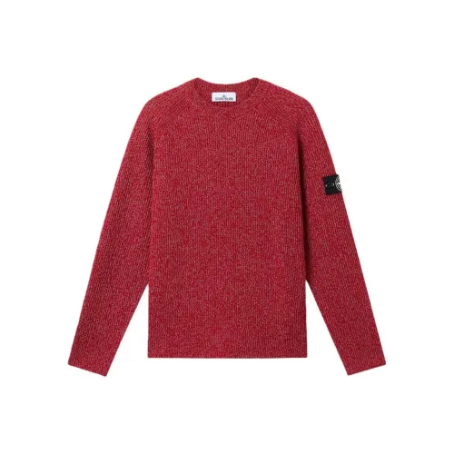 STONE ISLAND Мужские красные свитеры