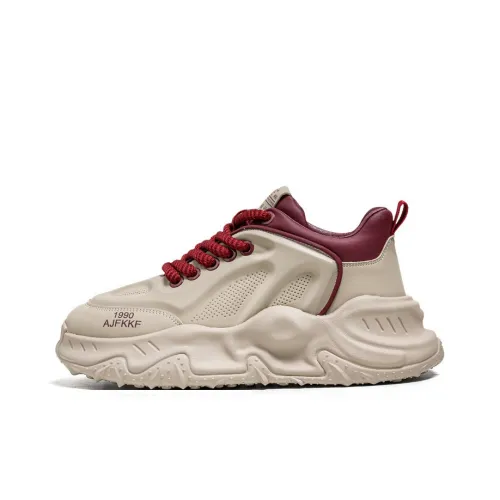 Beerus MID Топ Толстая подошва Кроссовки Мужские Бежевые