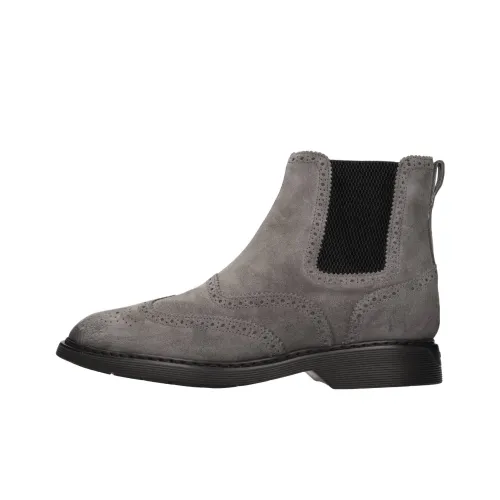 HOGAN Короткий Челси 3 см Мужской Серый