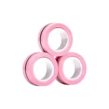 Розовый магнитный браслет