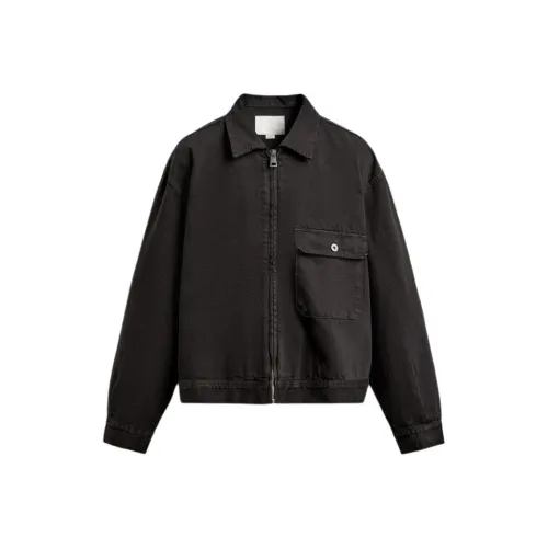 ZARA Carbon Gray Мужские Джинсовые Куртки