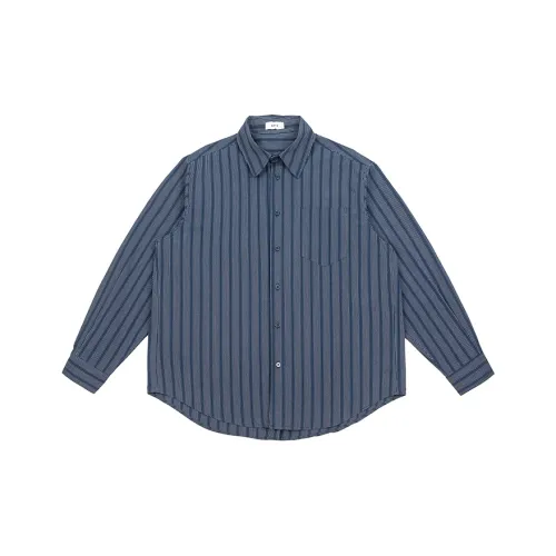 UNDOMAZE Осенний Длинный Рукав Рубашка Свободного кроя Мужская