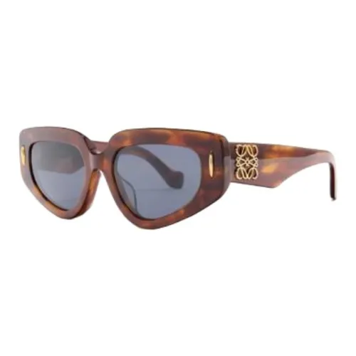 LOEWE Ацетат Кошачий глаз Солнцезащитные очки Женские Черепаховый
