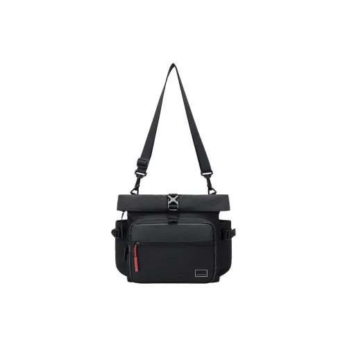 ANTA Ткань Сумка через плечо Мужская Черная