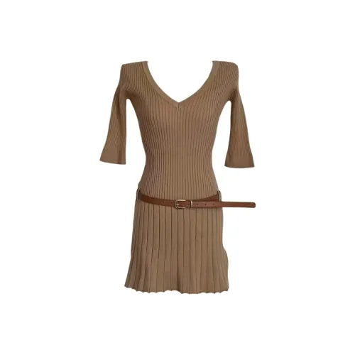 GRAYISMOON Короткое платье с короткими рукавами женское