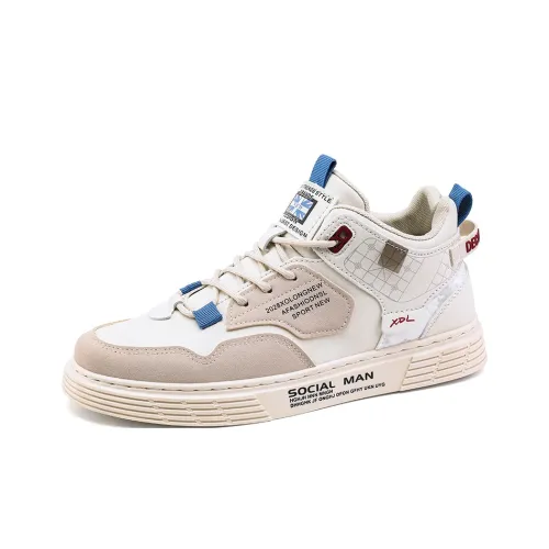 Green Feet Устойчивый к истиранию Покрытие Низ Резистентный Высокий Топ Кэжуал Мужской