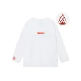 Белый с красной вышивкой