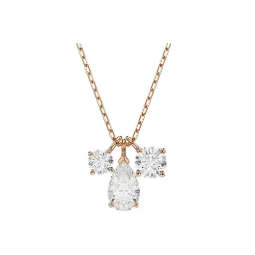 Swarovski Mesmera Attract Синтетический кубический цирконий Ожерелье Унисекс Белый