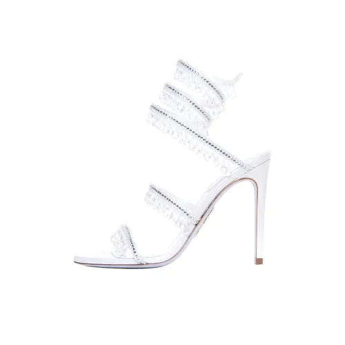 RENE CAOVILLA Chandelier One Ремешок Сандалии 10,5 см Женские Белые