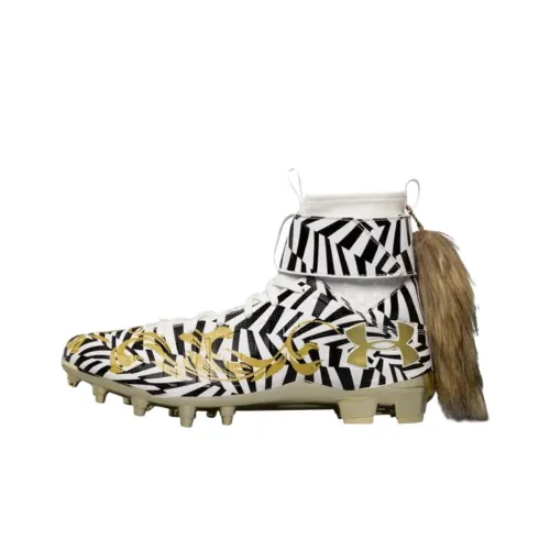 Under Armour Футбольные бутсы Мужские Черный Белый