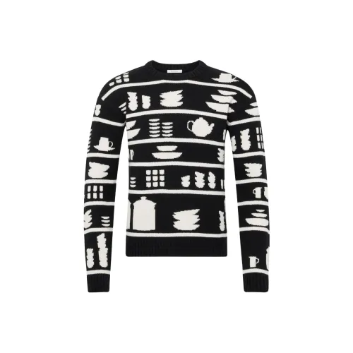 JW Anderson Черные Мужские Свитера