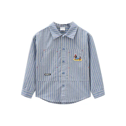 MAMIMAKA Blue Kids Casual Shirts MAMIMAKA Синий Детский Повседневный Рубашки