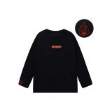 Чёрный с красной вышивкой