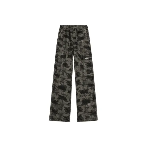 SANTASTIC Камуфляж Желтый Унисекс Джинсы