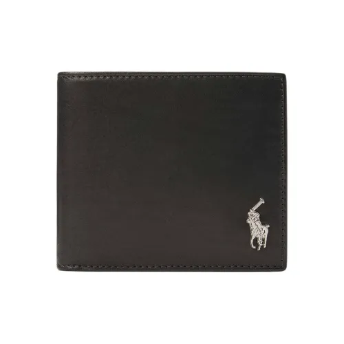 Polo Ralph Lauren Кожа Кошелек Унисекс Черный