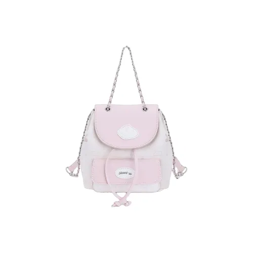 Miss Angel ПУ (полиуретан) Рюкзак Стандартный Женский Розовый