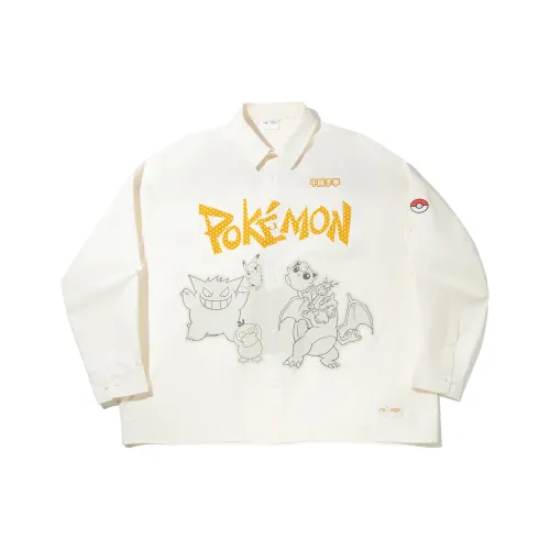 LINING Сливочный Мужская Рубашка