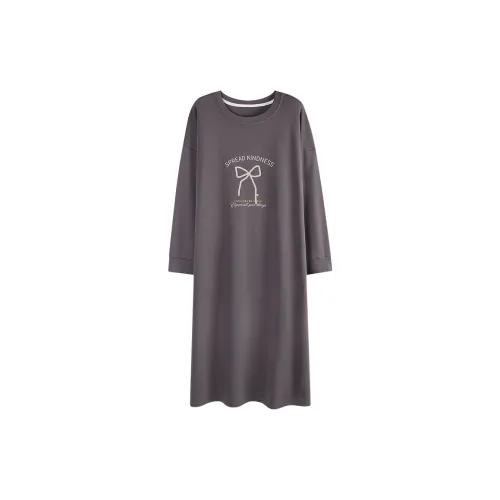 JinShaLa 100% хлопок Ночная сорочка Для женщин Весенний Осенний женский