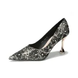 Чёрный [Высота каблука 8,5 см]