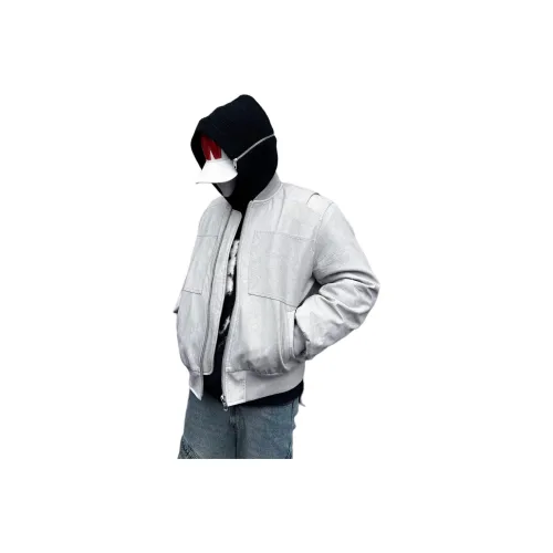 MORii Светло-серый унисекс куртки