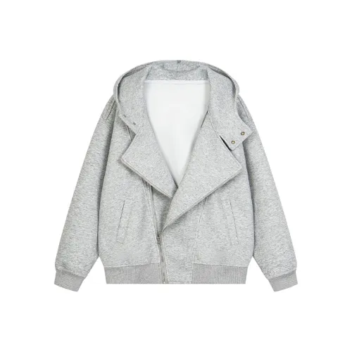 MOONCORE Светло-серый Унисекс Свитшоты