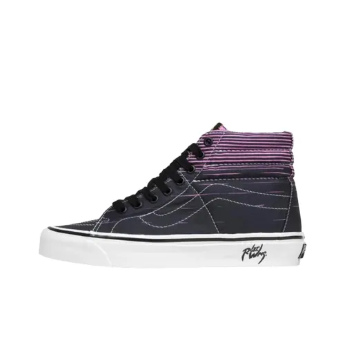 Robert Williams x VANS Sk8 Hi Высокие Кроссовки для Скейтбординга Мужские Черные Фиолетовые