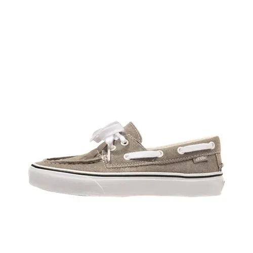 VANS Zapato Del Barco Топсайдеры Мужские Серый Белый