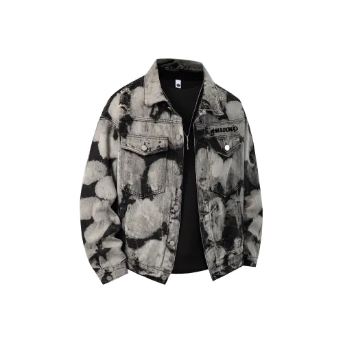 MADONA Серый Унисекс Джинсовые Куртки