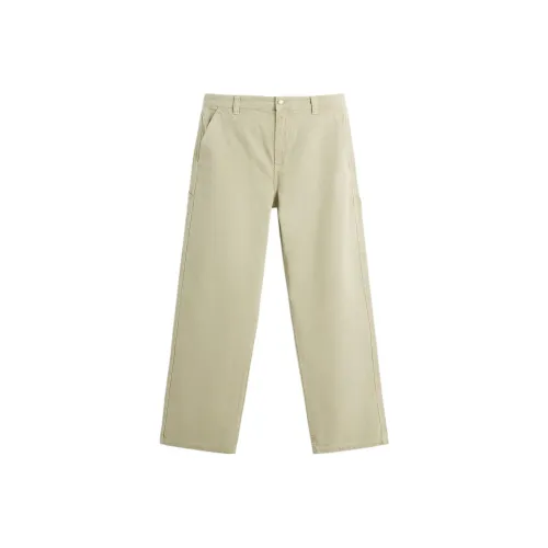 ZARA Светло-зеленый цвет травы Мужские Джинсы