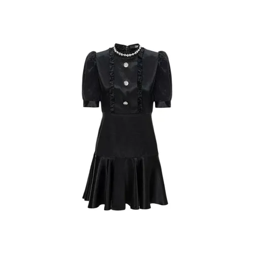 KARL LAGERFELD Короткое платье с короткими рукавами женское