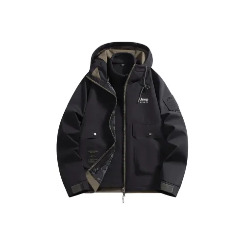 JEEP SPIRIT Горный многофункциональный городской путешествие коммутирование 3 в 1 ветровка унисекс