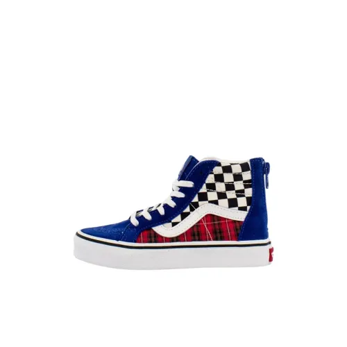 VANS SK8 HI Высокий Топ Детские Скейтбординги True Синий Racing Красный Детский