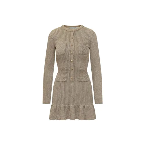 Self Портрет Длинное Платье с Длинными Рукавами Женское