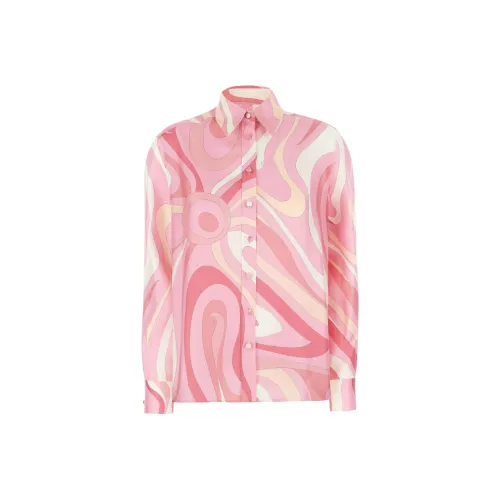 EMILIO PUCCI Розовые Женские Рубашки