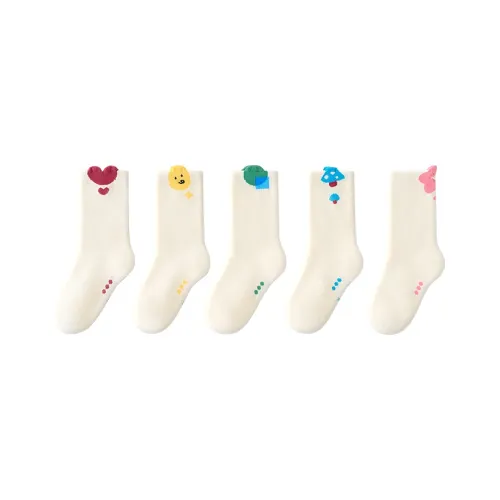 MIANQIXIONG 25Q536 Чудеса Сад 5 пар KIDS Носки