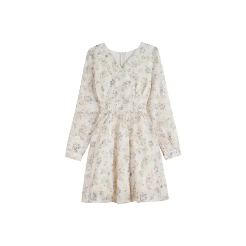 JOSR Длинное платье с длинными рукавами женское