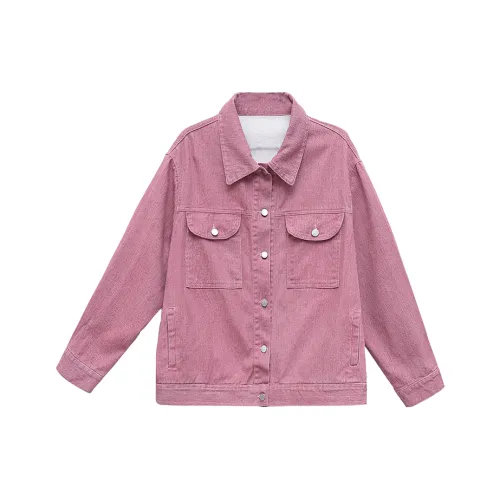 JOSR Розовый Женские Джинсовые Куртки