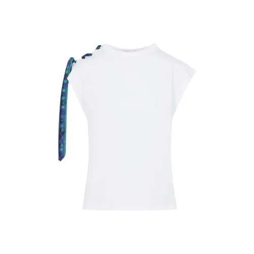 EMILIO PUCCI Белый Женские T-рубашки