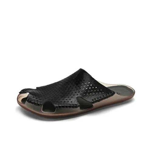 Kung Fu Partners ПВХ Поливинилхлорид Устойчивые к истиранию Домашние тапочки Мужские