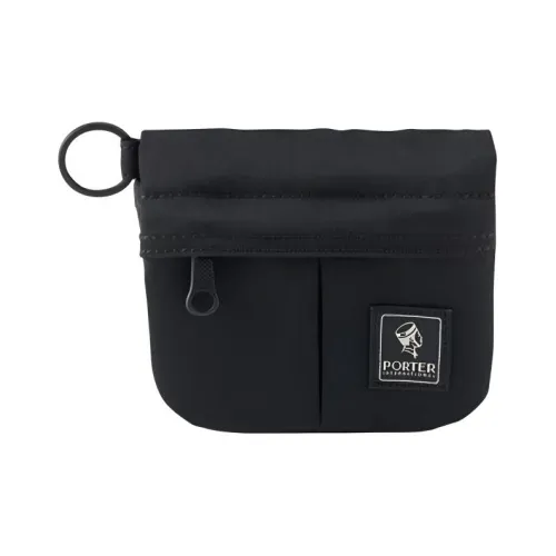 PORTER Нейлон Монетница Унисекс Черный